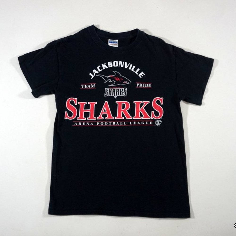 VTG Jacksonville Sharks AFL Arean Football League T-Shirt Sz Men's Small